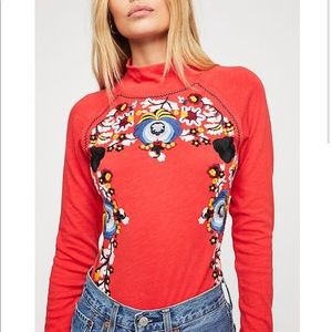 Free People Disco Rose Top